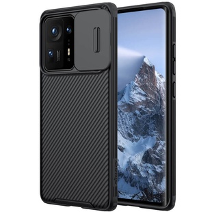 Карбоновая накладка Nillkin Camshield (шторка на камеру) для Xiaomi Mix 4 Черный / Black