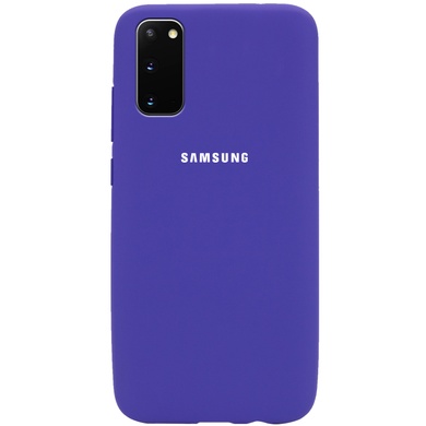 Чохол Silicone Cover Full Protective (AA) для Samsung Galaxy S20, Фіолетовий / Purple