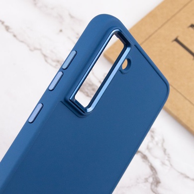 TPU чехол Bonbon Metal Style для Samsung Galaxy S24+ Синий / Denim Blue