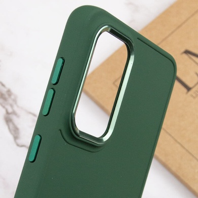 TPU чехол Bonbon Metal Style для Samsung Galaxy A53 5G Зеленый / Pine green