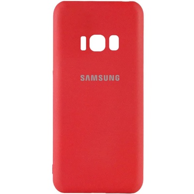 Чохол Silicone Cover My Color Full Camera (A) для Samsung G955 Galaxy S8 Plus, Червоний / Red