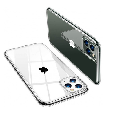 TPU чохол Epic Transparent 2,00 mm для Apple iPhone 11 Pro Max (6.5"), Безбарвний (прозорий)