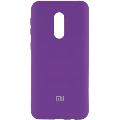 Чехол Silicone Cover My Color Full Protective (A) для Xiaomi Redmi Note 4X / Note 4 (Snapdragon) Фиолетовый / Purple