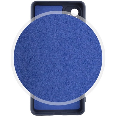 Чохол Silicone Cover Lakshmi Full Camera (AA) для Samsung Galaxy M35 5G, Синий / Midnight Blue