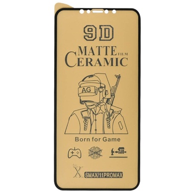 Защитная пленка Ceramics Matte 9D для Apple iPhone 11 (6.1") / XR, Черная