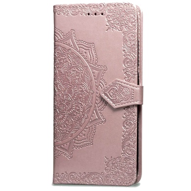 Кожаный чехол (книжка) Art Case с визитницей для Samsung Galaxy M20 Розовый