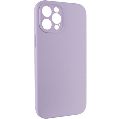 Чехол Silicone Case Full Camera Protective (AA) NO LOGO для Apple iPhone 12 Pro Max (6.7") Сиреневый / Lilac