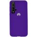 Чехол Silicone Cover Full Protective (AA) для Huawei Honor 20 / Nova 5T, Фиолетовый / Purple