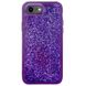 TPU+PC чехол Sparkle (glitter) для Apple iPhone 7 / 8 / SE (2020) (4.7"), Фиолетовый