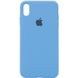Чохол Silicone Case Full Protective (AA) для Apple iPhone XR (6.1 "), Голубой / Cornflower