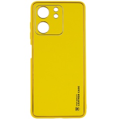 Шкіряний чохол Xshield для Xiaomi Redmi 13C / Poco C65, Желтый / Yellow