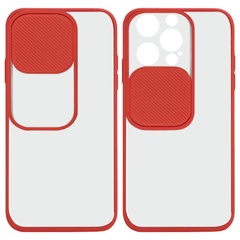 Чехол Camshield mate TPU со шторкой для камеры для Apple iPhone 13 Pro (6.1") Красный