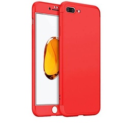 Пластикова накладка GKK LikGus 360 градусів для Apple iPhone 7 plus / 8 plus (5.5"), Червоний