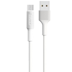 Дата кабель Borofone BX1 EzSync USB to MicroUSB (1m), Белый