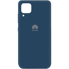 Чехол Silicone Cover My Color Full Protective (A) для Huawei P40 Lite, Синий / Navy Blue