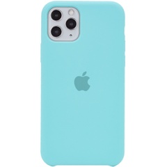 Чехол Silicone Case (AA) для Apple iPhone 11 Pro Max (6.5") Бирюзовый / Turquoise
