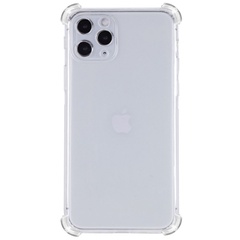 TPU чохол GETMAN Ease logo посиленими кутами для Apple iPhone 11 Pro Max (6.5"), Безбарвний (прозорий)