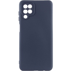 Чехол Silicone Cover Lakshmi Full Camera (A) для Samsung Galaxy A12 / M12 Синий / Midnight Blue