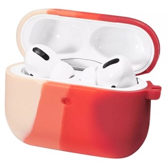 Силіконовий футляр Colorfull для навушників AirPods Pro, Розовый / Красный