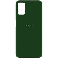 Чехол Silicone Cover My Color Full Protective (A) для Oppo A52 / A72 / A92 Зеленый / Dark green