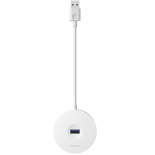 Переходник HUB Baseus Round Box Type-C to USB 3.0 + 3USB 2.0 (CAHUB-G) Белый