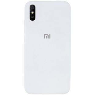 Чохол Silicone Cover Full Protective (AA) для Xiaomi Redmi 9A, Білий / White