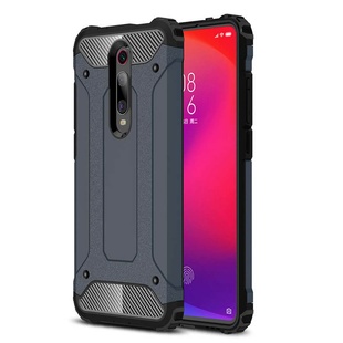 Бронированный противоударный TPU+PC чехол Immortal для Xiaomi Redmi K20 / K20 Pro / Mi9T / Mi9T Pro Серый / Metal slate