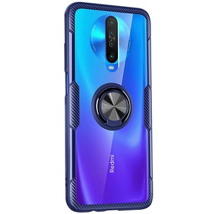 TPU+PC чехол Deen CrystalRing for Magnet (opp) для Xiaomi Redmi K20 / K20 Pro / Mi9T / Mi9T Pro Бесцветный / Синий