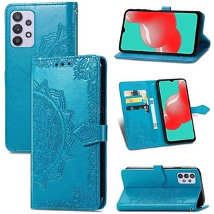 Кожаный чехол (книжка) Art Case с визитницей для Samsung Galaxy A52 4G / A52 5G / A52s Синий