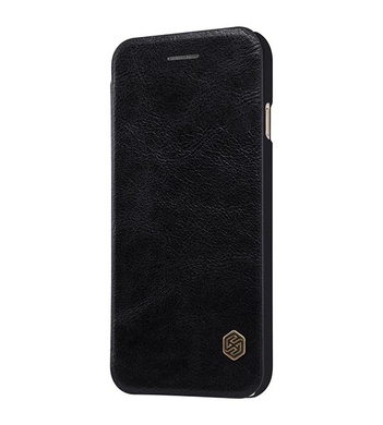 Кожаный чехол (книжка) Nillkin Qin Series для Apple iPhone 8 (4.7"), Черный