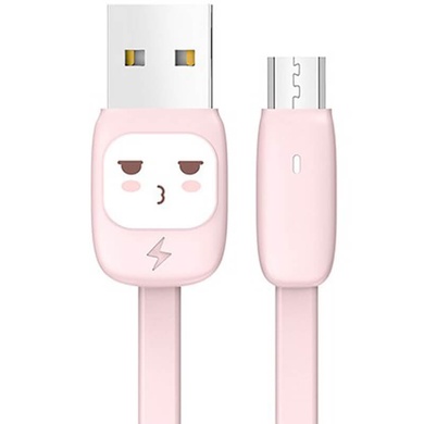 Дата кабель USAMS US-SJ233 U7 USB to MicroUSB (1.2m) Розовый
