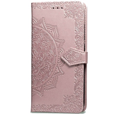 Шкіряний чохол (книжка) Art Case з візитницею для Xiaomi Redmi Note 8 Pro, Розовый