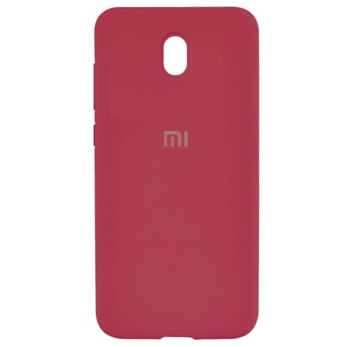 Чохол Silicone Cover Full Protective (AA) для Xiaomi Redmi 8a, Рожевий / Hot Pink