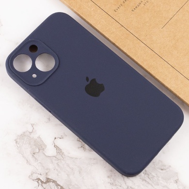 Чохол Silicone Case Full Camera Protective (AA) для Apple iPhone 14 Plus (6.7"), Темно-Синий / Midnight Blue