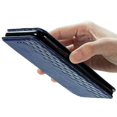 Шкіряний чохол книжка GETMAN Cubic (PU) для Samsung Galaxy M31, Синий