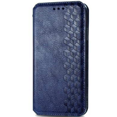 Шкіряний чохол книжка GETMAN Cubic (PU) для Samsung Galaxy M31, Синий