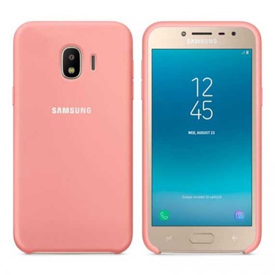 Чехол Silicone Cover (AA) для Samsung J400F Galaxy J4 (2018) Розовый / Pink
