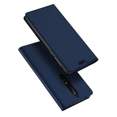 Чехол-книжка Dux Ducis с карманом для визиток для Nokia 6.1, Синий