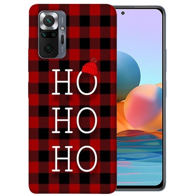 TPU чехол Happy New Year для Xiaomi Redmi Note 10 Pro, Ho-ho-ho
