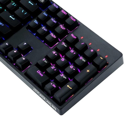 Ігрова клавіатура 1stPlayer MK8 Titan Gateron Black Switch USB, Black