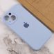 Чехол Silicone Case Full Camera Protective (AA) для Apple iPhone 13 (6.1") Голубой / Lilac Blue