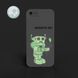 Светящаяся накладка SleekOn "Мальчик робот"/ Romanticbot_M для Apple iPhone 5/5S/SE