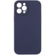 Чохол Silicone Case Full Camera Protective (AA) NO LOGO для Apple iPhone 12 Pro Max (6.7"), Темно-Синий / Midnight Blue