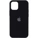 Чехол Silicone Case Full Protective (AA) для Apple iPhone 12 Pro Max (6.7") Черный / Black