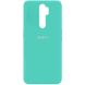 Чехол Silicone Cover My Color Full Protective (A) для Oppo A5 (2020) / Oppo A9 (2020) Бирюзовый / Ocean Blue