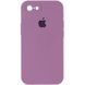Чохол Silicone Case Square Full Camera Protective (AA) для Apple iPhone 7/8 / SE (2020) (4.7 "), Лиловый / Lilac Pride