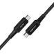 Дата кабель Acefast C4-03 USB-C to USB-C 100W aluminum alloy (2m) Black