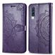 Кожаный чехол (книжка) Art Case с визитницей для Samsung Galaxy A50 (A505F) / A50s / A30s Фиолетовый