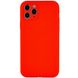 Чехол Silicone Case Full Camera Protective (AA) NO LOGO для Apple iPhone 12 Pro (6.1") Красный / Red