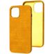 Кожаный чехол Croco Leather для Apple iPhone 14 (6.1") Yellow